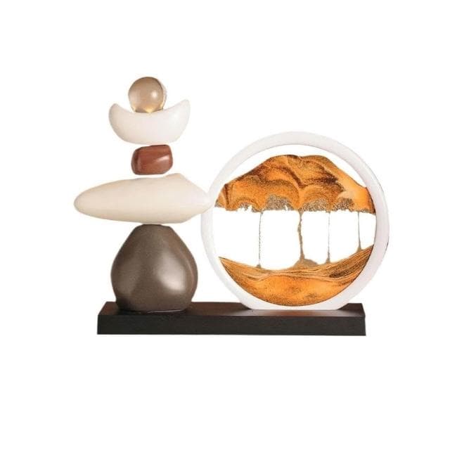 免運熱銷流沙畫擺件辦公室客廳酒櫃電視櫃玄關擺裝飾品喬遷禮物流沙畫擺件