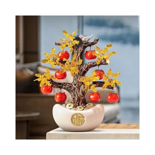 免運熱銷發財樹搖錢樹金元寶新中式擺件辦公室前臺酒櫃裝飾喬遷開業禮物品
