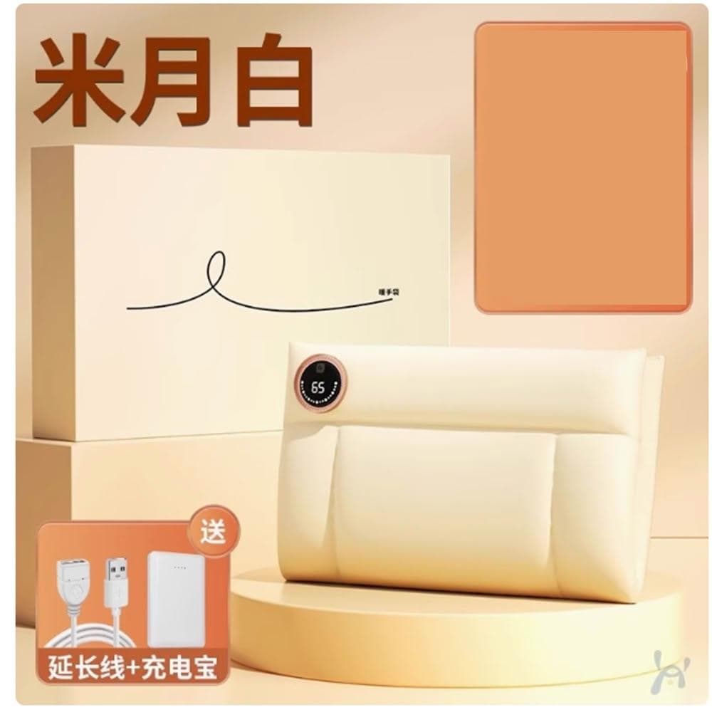 （清倉）石墨烯熱水袋 羽絨暖手袋【甄選白鴨絨90%🔥遠紅外熱敷】電熱水袋 暖手