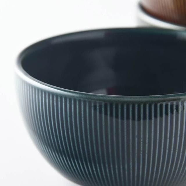 【美濃燒】日本 市原製陶 ASUMI彩澄再生陶碗11.5cm (深藍;飯碗/湯碗/日式食器/和風食器)