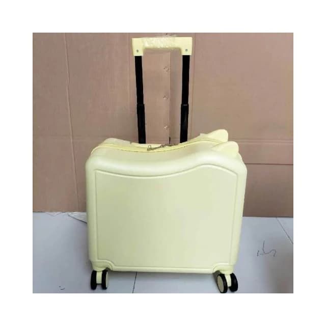 新款20寸可坐騎行兒童行李箱 可愛貓耳朵拉杆箱 密碼鎖萬向輪旅行箱