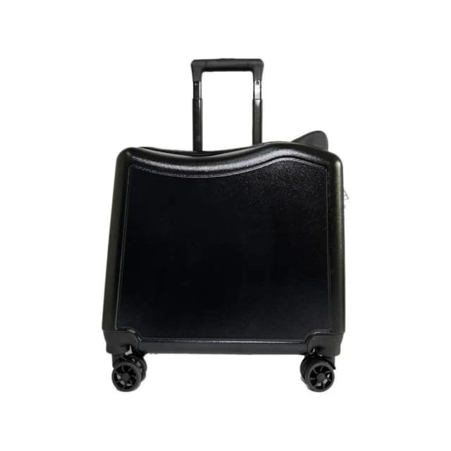 新款20寸可坐騎行兒童行李箱 可愛貓耳朵拉杆箱 密碼鎖萬向輪旅行箱