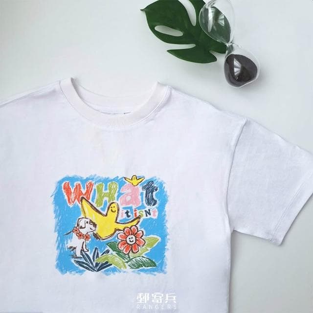 【What it isnt】韓國 童版 小飛人 小天使 短袖 童裝 上衣