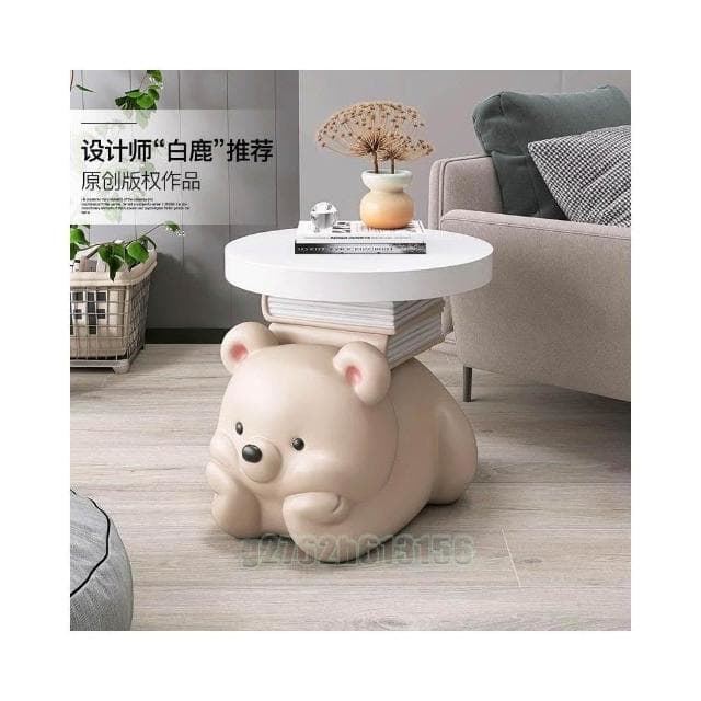 生日禮物鑰匙收納玄關收納裝飾開幕送禮擺件禮物奶油風熊落地擺件家居飾品客廳沙發邊幾床頭櫃喬遷新居禮品