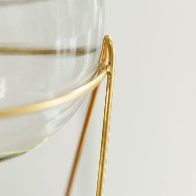 ［拾憩］CREER 簡約支架玻璃花瓶(插花 花器 鮮花 乾燥花 透明花瓶 擴香瓶 生態瓶 裝飾 佈置)