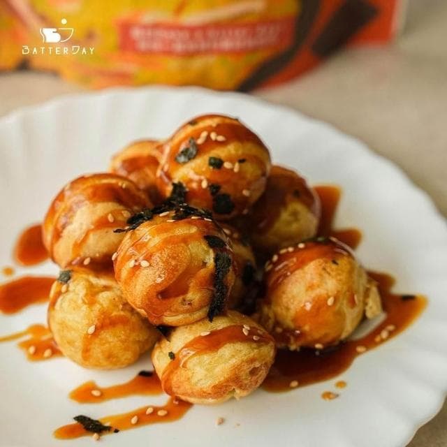 BatterDay焙日 恰恰煎餅粉500g-6入組 (蛋素/海鮮煎餅/蔬菜煎餅/韓式煎餅/章魚燒DIY/預拌粉)