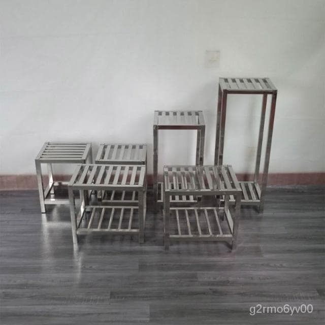 優質不銹鋼加厚託架置物架陽臺花架煤氣罐底座底座魚缸架子落地式 花架 植物架 陽臺花架 花盆架 多肉植物架 盆栽架 LYS