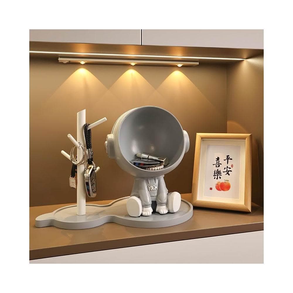 创意宇航员入户玄关钥匙收纳摆件家居装饰品客厅置物乔迁新居礼品