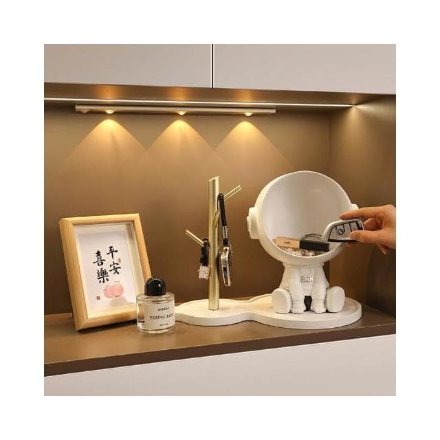 创意宇航员入户玄关钥匙收纳摆件家居装饰品客厅置物乔迁新居礼品