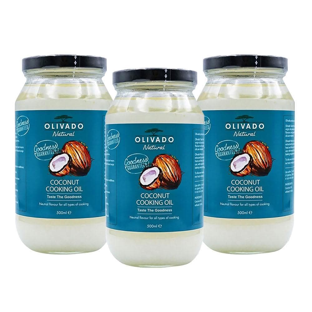 【OLIVADO】紐西蘭特級椰子油500ml-3入組