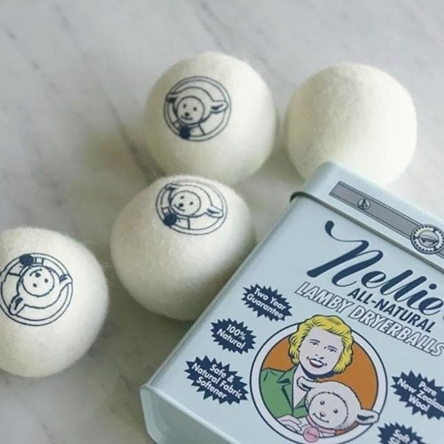 【Nellies】天然復古存錢筒鐵盒 100%純羊毛烘衣球 4顆入 (代理商原廠正貨/交換禮物/聖誕禮物)