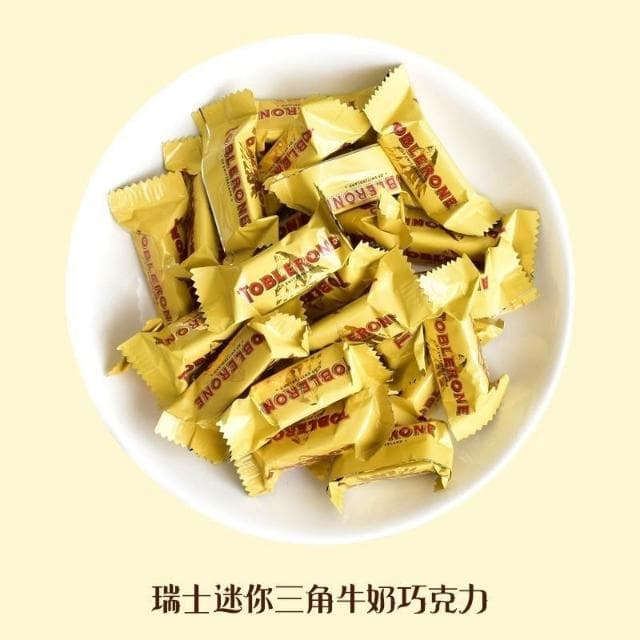 Lucky Toblerone/瑞士三角巧克力迷你牛奶160g袋裝進口黑巧休閑零食喜糖