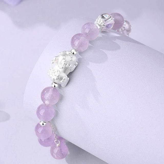 【MoonDy】手鍊 女生手鍊 貔貅手鍊 水晶項鍊 招財納福 轉運珠 情人節禮物