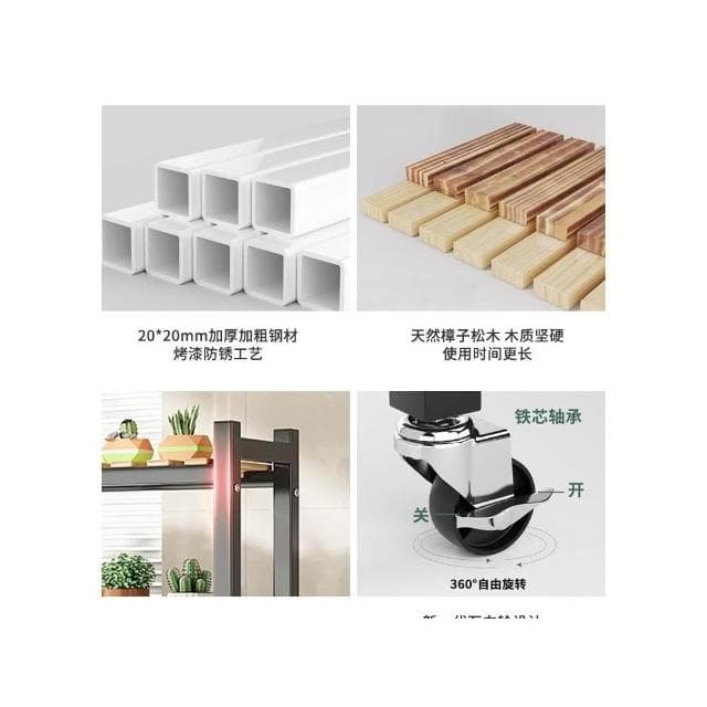 可移動花 架室內陽臺客 廳木制植物架 子階梯式 花盆架多肉 盆栽 花架子