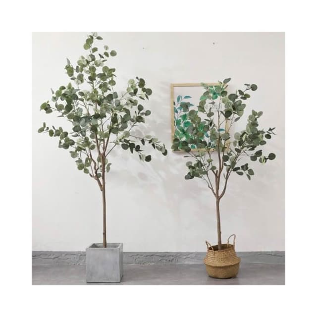 宅配費 大型仿真植物尤加利假樹盆栽民宿客廳落地裝飾金錢樹綠植擺件盆景