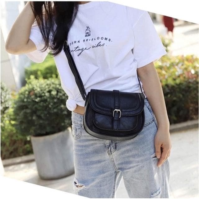 AFKOMST 馬鞍包 女款 復古 側背包 肩背包 皮革 母親節禮物