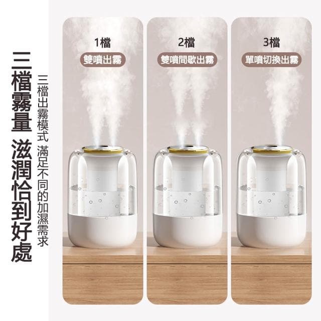 【宅造印象】加濕器 家用臥室水氧機 七彩燈版 保濕潤膚 孕婦嬰兒適用 室內淨化 空氣循環 