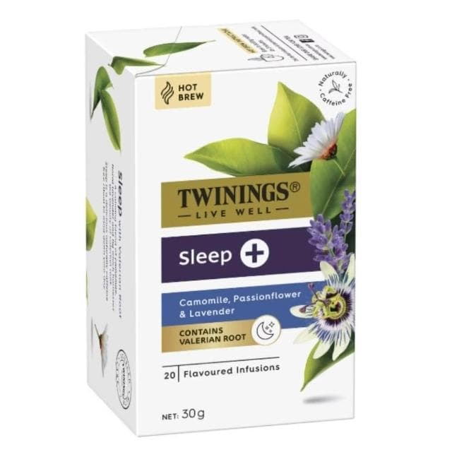 【Twinings 唐寧茶】澳洲【Twinings 英國唐寧草本茶 助眠蜂蜜款22包/助眠薰衣草款20包 /重振活力柑橘蘋果款20包】現貨