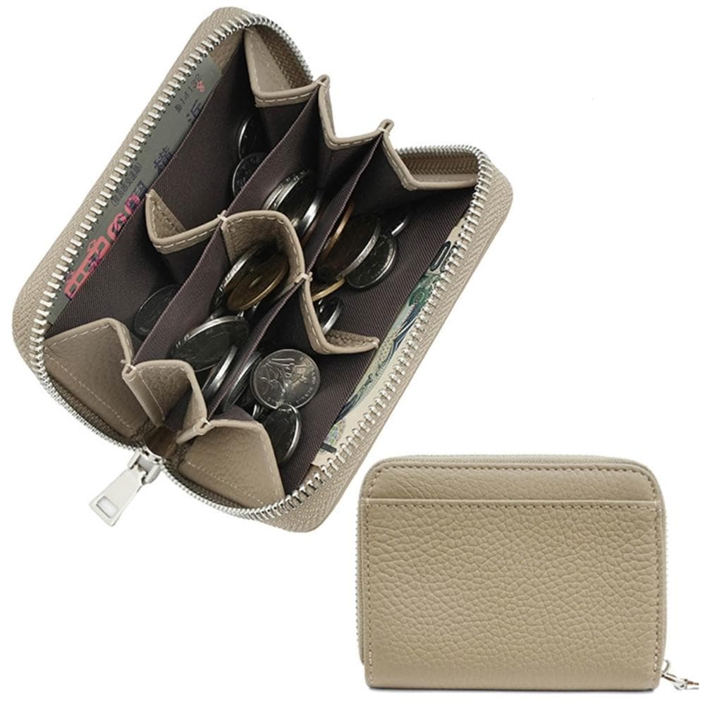 【lifehousecs 生活好室】日式分格零錢包 零錢包 牛皮零錢包