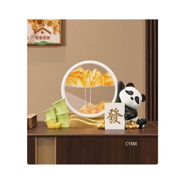 台灣熱賣/高品質  招財貓 客廳裝飾 招財擺飾 流沙畫 入厝禮物 喬遷禮品 玄關擺件  電視櫃擺件 玄關裝飾品 家居飾品
