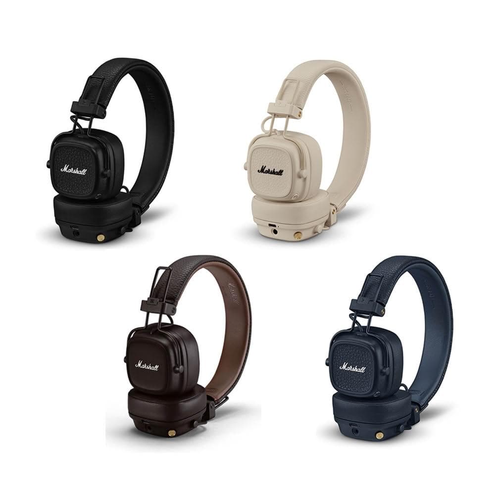 【Marshall】Marshall Major V 耳罩式藍牙耳機 第五代 台灣公司貨 (經典黑/奶油白/復古棕)