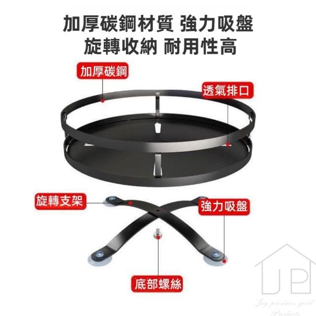 MO幣+贈品💛雙層旋轉置物架 廚房料理罐存放架 浴室保養品置物架 化妝品收納架 JEI商城