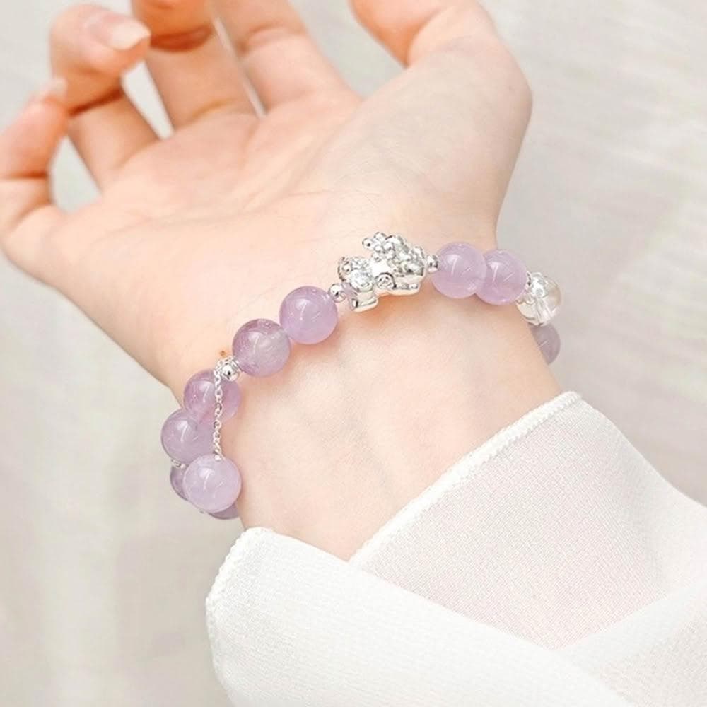 【LEESA】貔貅手鍊\水晶項鍊\招財納福\轉運珠\手鍊\女生手鍊\情人節禮物