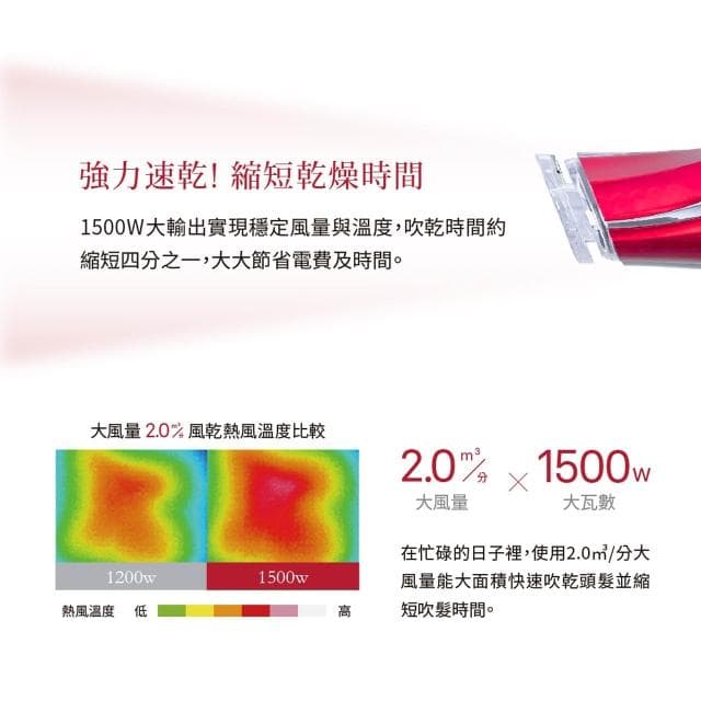 【TESCOM】日本 TESCOM 大風量負離子吹風機 TID2200TW TID2200 