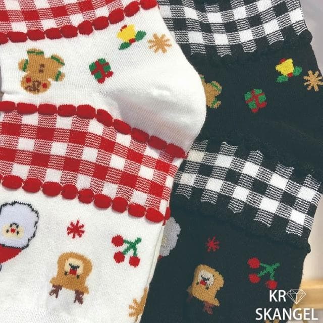 節慶襪子 韓版襪 聖誕襪 節慶襪 中筒襪 聖誕老人襪子 麋鹿襪 聖誕樹襪子 聖誕禮物薑餅人 台灣出貨 台灣賣家
