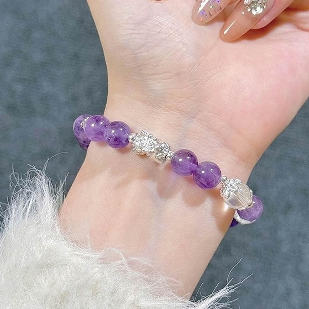 【EMMA SUE】轉運珠手鍊 水晶項鍊 手鍊 手串 貔貅手鍊 招財納福 情人節禮物