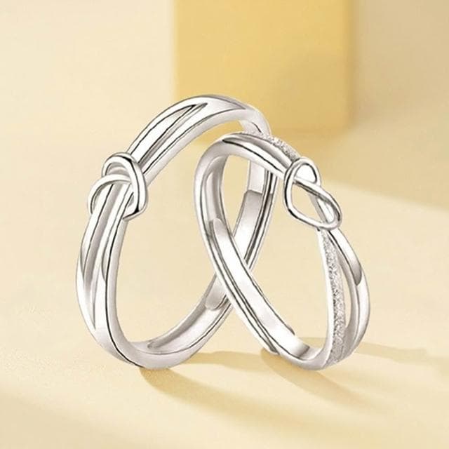 【EMMA SUE】純銀戒指 愛心戒指 對戒 銀飾 心形戒 情侶款 百搭飾品 情人節禮物