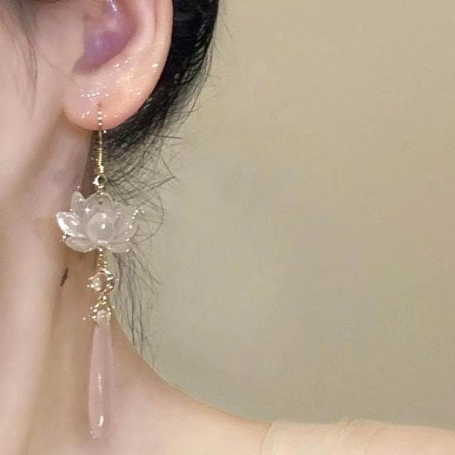 {遇見臻品}BG204時尚鑽耳飾輕奢時尚精緻端莊優雅水滴百搭女顯臉瘦耳環復古輕奢風網狀精緻石鑲鑽水滴耳環法式感耳環
