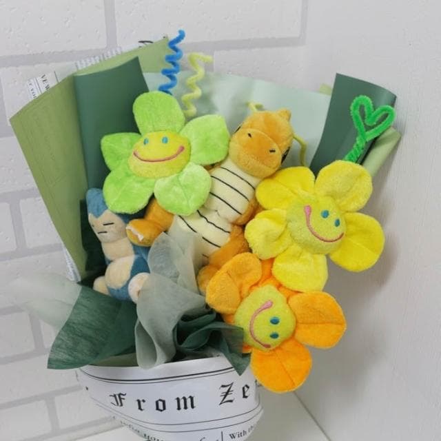 神奇寶貝花束 快龍花束 卡比獸花束 正版娃娃 娃娃花束 畢業花束 求婚花束 情人節花束 告白花束 母親節花束 生日禮物