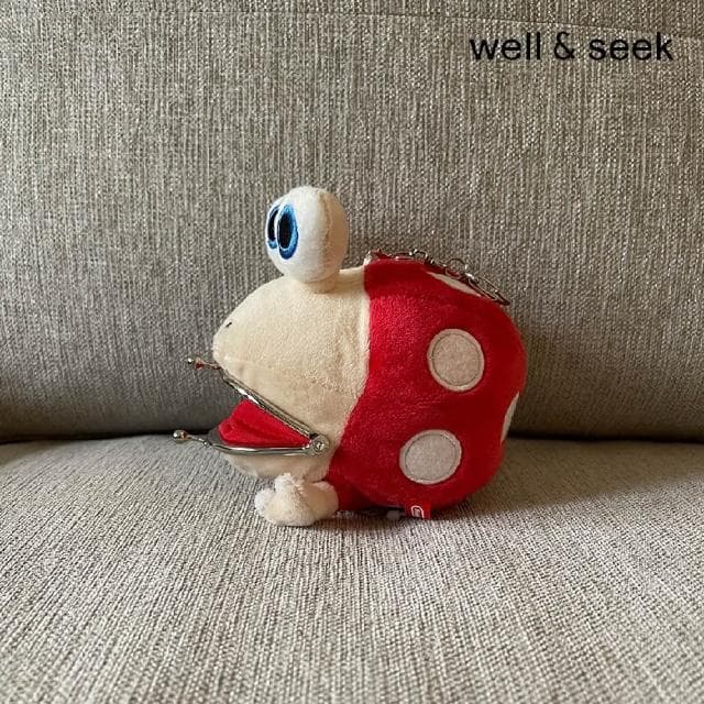 【Nintendo 任天堂】PIKMIN 皮克敏恰比零錢包/鑰匙圈/吊飾 1入(日本平行輸入/原創周邊)