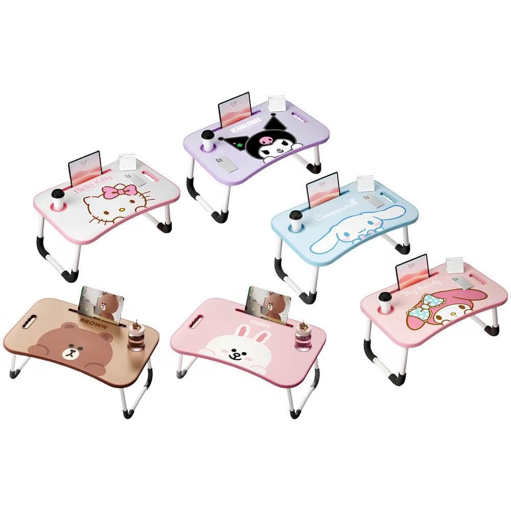 【SANRIO 三麗鷗】懶人桌 床上桌 折疊 宿舍 吃飯 折疊桌 電腦桌 成長桌 學習桌 桌子 戶外桌 露營桌 小桌子 車內桌 生日 禮物