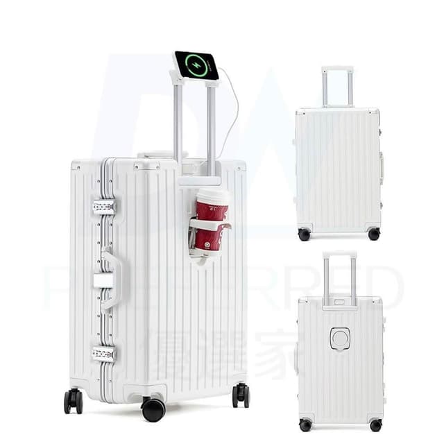 DW優選家 2025升級加厚版 高級鋁框箱 登機行李箱 20吋 29吋行李箱 多功能行李箱 雙充電口 TSA國際海關鎖