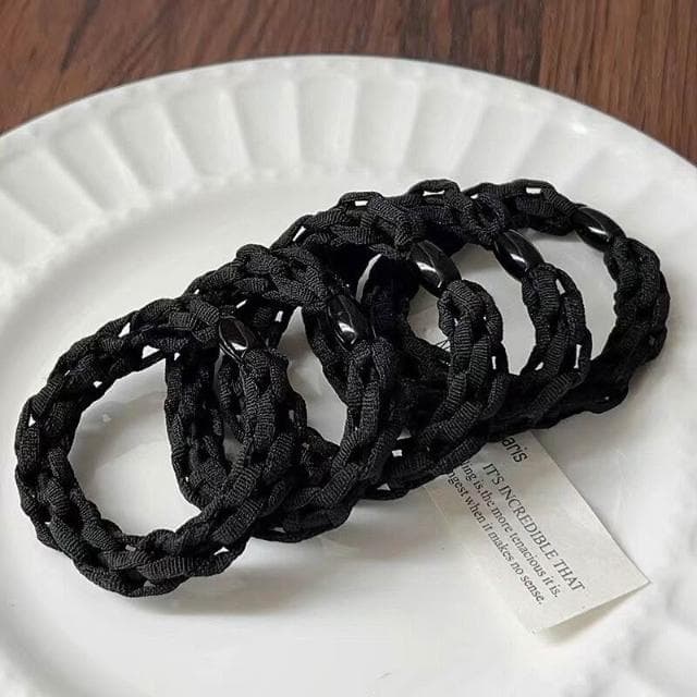 髮圈女髮飾韓系高級感髮繩女彈力皮筋韓系無痕髮圈不傷髮丸子頭髮圈(情人節 聖誕節 生日 髮飾 頭飾 大腸圈 髮夾 禮物)