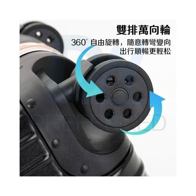 DW優選家【高級噴砂加厚 鋁框行李箱 36吋】胖胖行李箱 鋁框箱 加大旅行箱 黑金撞色行李箱 防撞丨升級鋁框丨魔術貼內襯