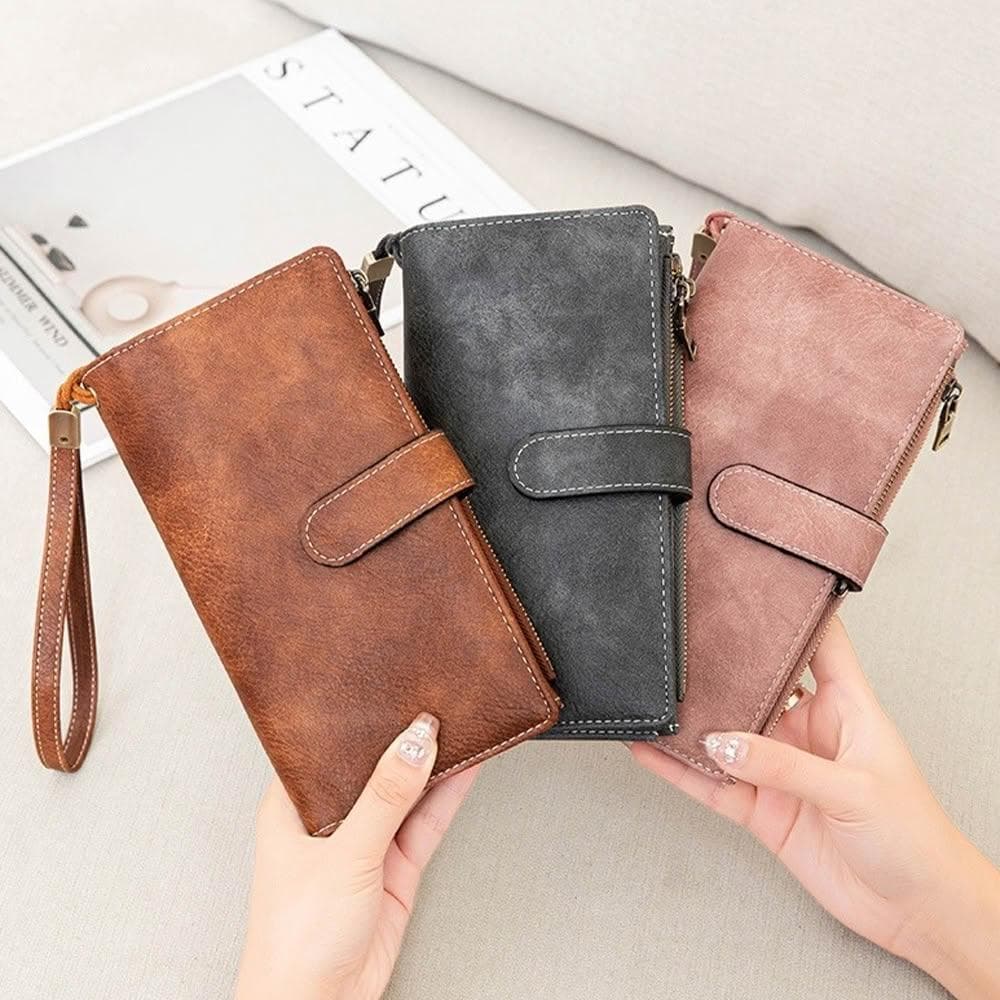 【MoonDy】女生長夾 錢包 大容量長夾 多卡位錢包 手拿包 韓系長夾 女生皮夾