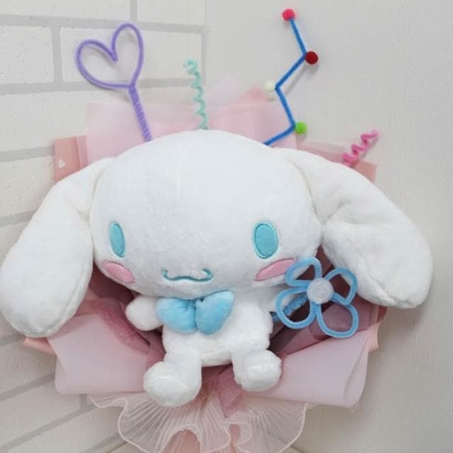 大耳狗花束 正版大耳狗 娃娃花束 大耳狗喜拿 娃娃花束 求婚花束 畢業花束 情人節花束 母親節花束 生日禮物 教室節