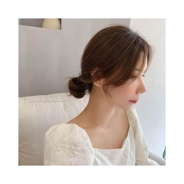 Miss Si 現貨速發 S925銀針 小清新花朵蝴蝶耳環 花朵耳針 氣質百搭少女耳釘可愛小巧