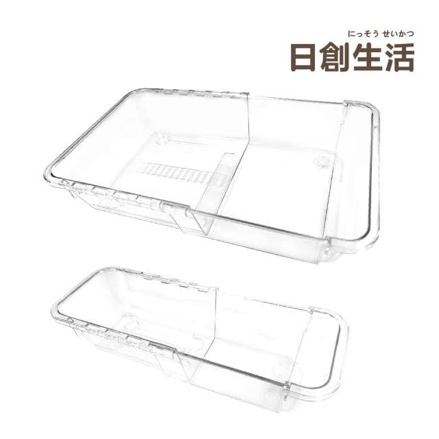 【日創生活】透明伸縮收納盒 (壓克力伸縮盒 抽屜分隔 櫥櫃收納 餐具收納盒 整理盒 收納盒 分隔收納盒 桌上收納)