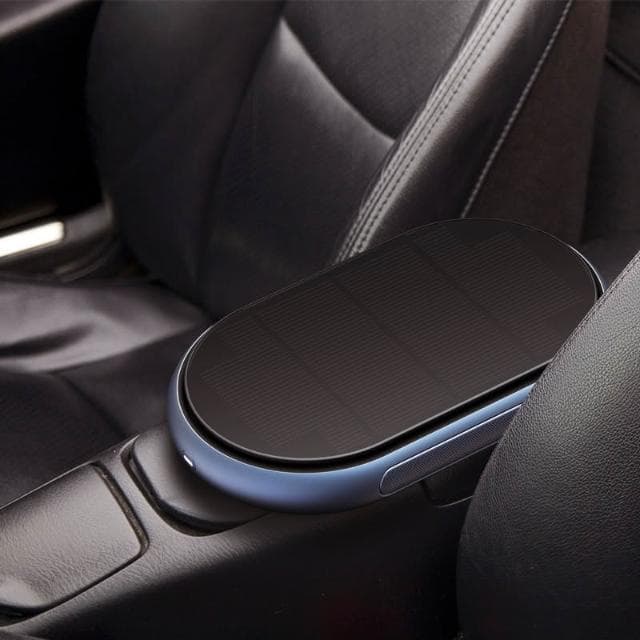 【諾必行】太陽能車載空氣凈化器 車用空氣清新機（負離子/除異味/二手煙/車用臭氧機/車內除臭）