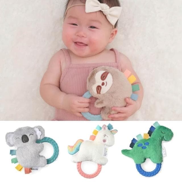 【Itzy Ritzy】Itzy Ritzy 玩偶遊戲環 多款可選(安撫玩具 固齒器 彌月禮)