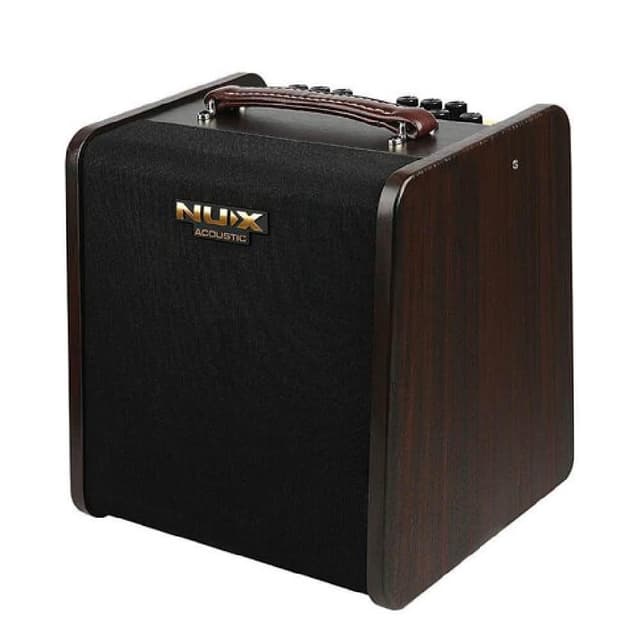 【NUX】Nux Stageman AC-80 木吉他 雙軌音箱 藍芽 充電式 鼓機 公司貨(nux 樂器 木 吉他 音箱)