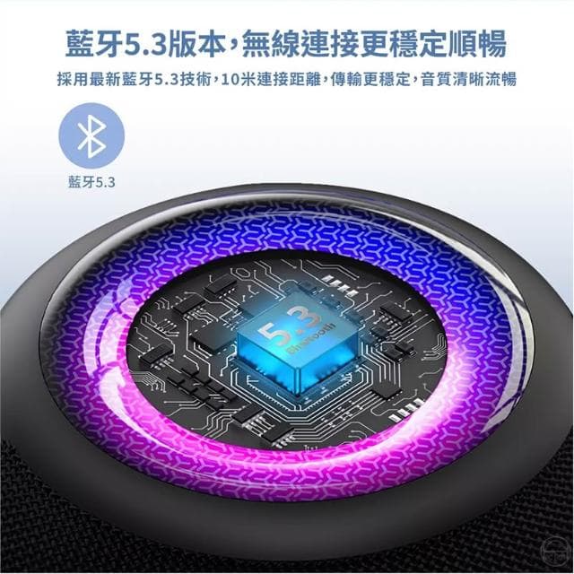 Wildex 迷你無線藍牙音響 藍牙5.3 環繞音效 迷你便攜 支援TF記憶卡 高續航力 藍牙音響 藍芽喇叭 喇叭