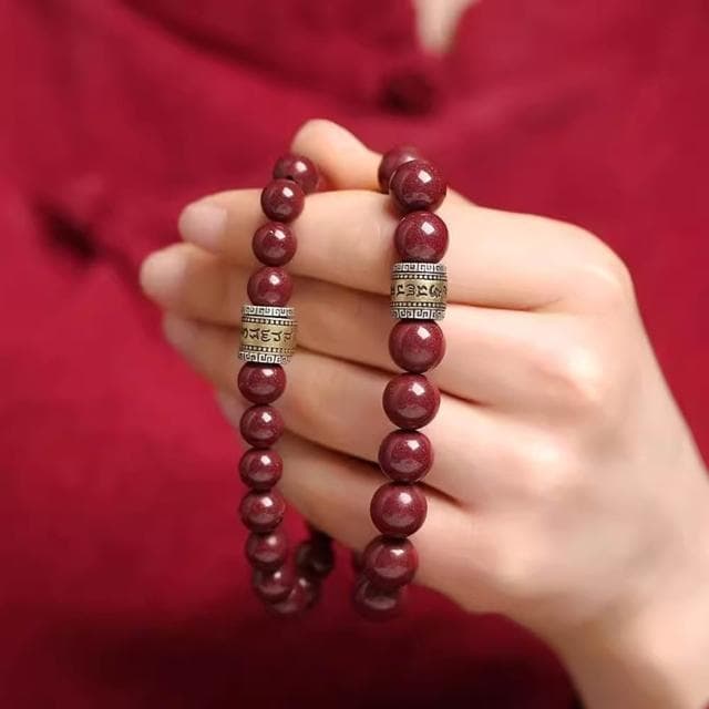 【巴黎精品】現貨+預購硃砂手鍊朱砂手珠手串擋煞轉運除穢淨化招財開運-8/10mm男女飾品16款a1jt108