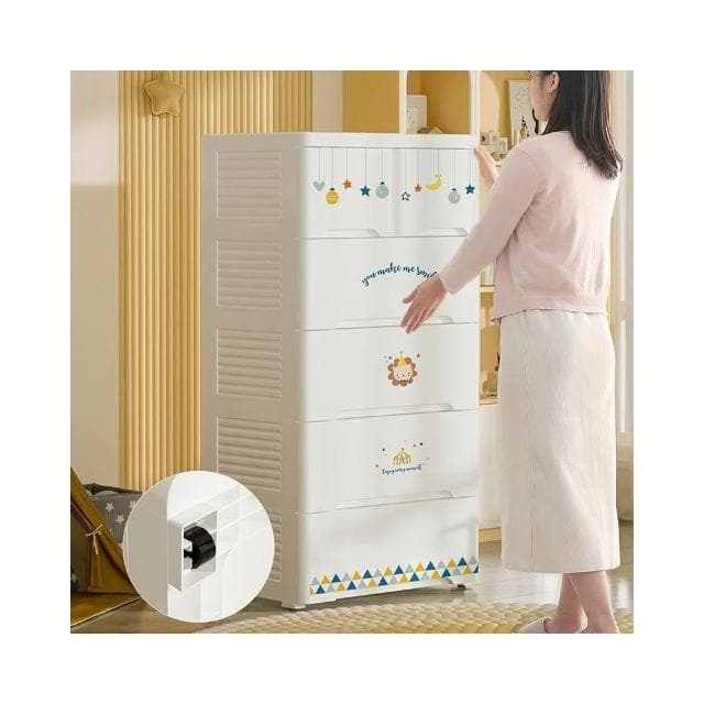 簡易寶寶衣櫃嬰兒收納家居兒童衣櫃加厚塑膠雜物儲物櫃家用
