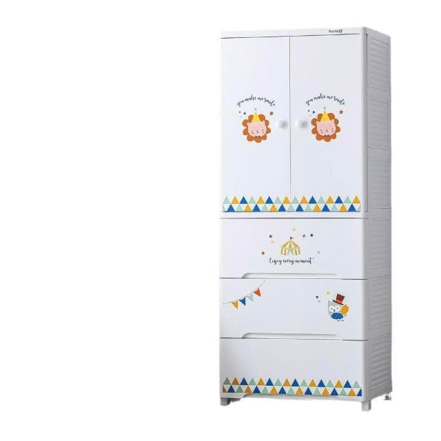 簡易寶寶衣櫃嬰兒收納家居兒童衣櫃加厚塑膠雜物儲物櫃家用