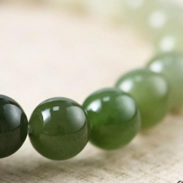 【MoonDy】沉香木手鍊 和田玉手串 如意紋跑環 天然玉石 玉飾品 圓珠手串